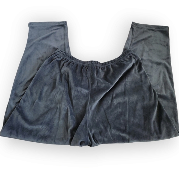 Cuddl Duds Velour Drawstring Lounge Pants Large - Picture 3 of 6